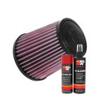 K&N Air Filter RU-9630 + Aerosol Recharge Kit