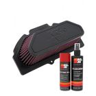 K&N Air Filter SU-1009 + Aerosol Recharge Kit
