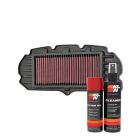 K&N Air Filter SU-1348 + Aerosol Recharge Kit