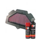 K&N Air Filter SU-6006 + Aerosol Recharge Kit