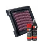 K&N Air Filter SU-6595 + Aerosol Recharge Kit