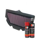 K&N Air Filter SU-7506 + Aerosol Recharge Kit