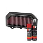 K&N Air Filter SU-7511R + Aerosol Recharge Kit