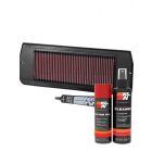 K&N Air Filter TB-9091 + Aerosol Recharge Kit