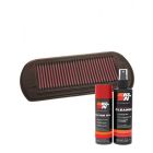 K&N Air Filter TB-9095 + Aerosol Recharge Kit