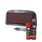K&N Air Filter YA-1002 + Aerosol Recharge Kit