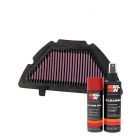 K&N Air Filter YA-1007 + Aerosol Recharge Kit