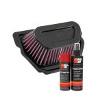 K&N Air Filter YA-1015R + Aerosol Recharge Kit
