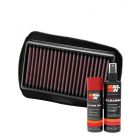 K&N Air Filter YA-1208 + Aerosol Recharge Kit