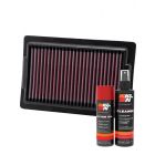 K&N Air Filter YA-1709 + Aerosol Recharge Kit