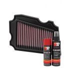 K&N Air Filter YA-2002 + Aerosol Recharge Kit