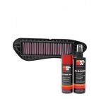 K&N Air Filter YA-2406 + Aerosol Recharge Kit