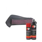 K&N Air Filter YA-2918 + Aerosol Recharge Kit