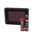 K&N Air Filter YA-5008 + Aerosol Recharge Kit