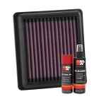 K&N Air Filter YA-5317 + Aerosol Recharge Kit