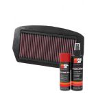 K&N Air Filter YA-6004 + Aerosol Recharge Kit