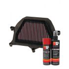 K&N Air Filter YA-6006 + Aerosol Recharge Kit