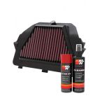 K&N Air Filter YA-6008 + Aerosol Recharge Kit