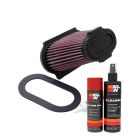 K&N Air Filter YA-6601 + Aerosol Recharge Kit