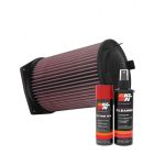 K&N Air Filter YA-8518 + Aerosol Recharge Kit