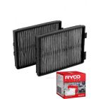 Ryco Cabin Air Filter Activated Carbon RCA126C + Service Stickers