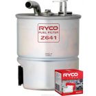 Ryco Fuel Filter Z641 + Service Stickers