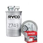 Ryco Fuel Filter Z743 + Service Stickers