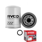 Ryco Fuel Filter Heavy Duty Spin-On Z22 + Service Stickers