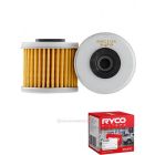 Ryco Motorcycle Oil Filter RMC104 + Service Stickers