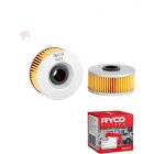 Ryco Motorcycle Oil Filter RMC117 + Service Stickers