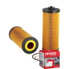 Ryco Oil Filter Heavy Duty Cartridge R2718P + Service Stickers