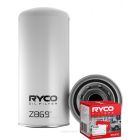 Ryco Oil Filter Heavy Duty Spin-On Z869 + Service Stickers