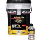 Nulon Apex+ 10W-40 Long Life Engine Oil 20L + Performance Engine Treatment 500ml