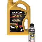 Nulon Apex+ 5W-30 Advanced C1 Engine Oil 5L + Diesel Engine Treatment 500ml