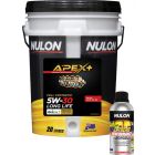 Nulon Apex+ 5W-30 Long Life Engine Oil 20L + Performance Engine Treatment 500ml