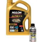 Nulon Apex+ 5W-40 Long Life Engine Oil 7L + Diesel Engine Treatment 500ml