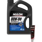 Nulon 80W-90 Gearbox and Differential Oil 4L + Gearbox Diff Treatment 250ml