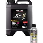 Nulon X-Protect 15W-40 Mineral Engine Oil 10L + Diesel Engine Treatment 500ml