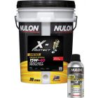Nulon X-Protect 15W-40 Mineral Engine Oil 20L + Diesel Engine Treatment 500ml
