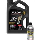 Nulon X-Protect 15W-40 Mineral Engine Oil 5L + Diesel Engine Treatment 500ml