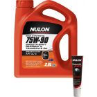 Nulon Semi 75W-90 Gearbox Transaxle Oil 2.5L + Gearbox Diff Treatment 125ml