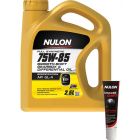 Nulon 75W-85 Manual Gearbox Transaxle Oil 2.5L + Gearbox Diff Treatment 125ml