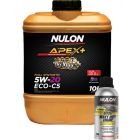 Nulon Apex+ 5W-20 ECO C5 Engine Oil 10L + Diesel Engine Treatment 500ml