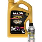 Nulon Apex+ 5W-20 ECO C5 Engine Oil 5L + Diesel Engine Treatment 500ml