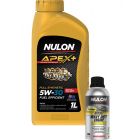 Nulon Apex+ 5W-30 Fuel Efficient Engine Oil 1L + Diesel Engine Treatment 500ml