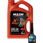 Nulon X-Pro 15W-40 Performance Engine Oil 5L + Anti-Wear Treatment 300ml