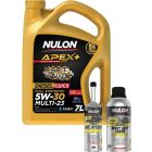 Nulon Apex+ 5W-30 Engine Oil 7L + Diesel Engine Treatment & Extreme Clean
