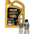Nulon Apex+ 5W-40 Engine Oil 7L + Diesel Engine Treatment & Extreme Clean