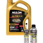 Nulon Apex+ 10W-40 Engine Oil 7L Semi + Diesel Engine Treatment & Extreme Clean