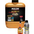 Nulon Apex+ 5W-40 Engine Oil 10L + Diesel Engine Treatment & Injector Cleaner